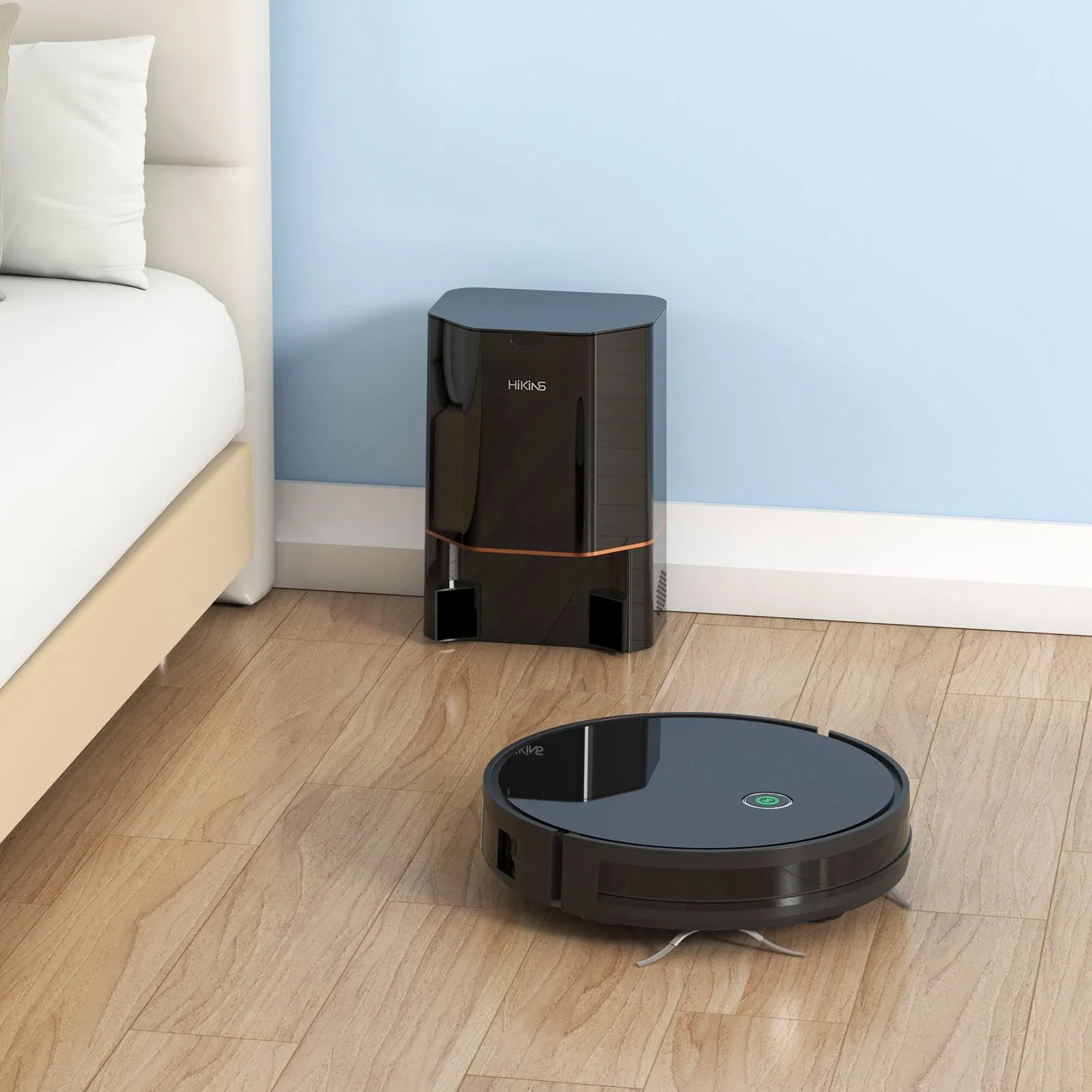 Popular 4000PA Wet and Dry Robotic Vacuum Cleaner with Planned Cleaning