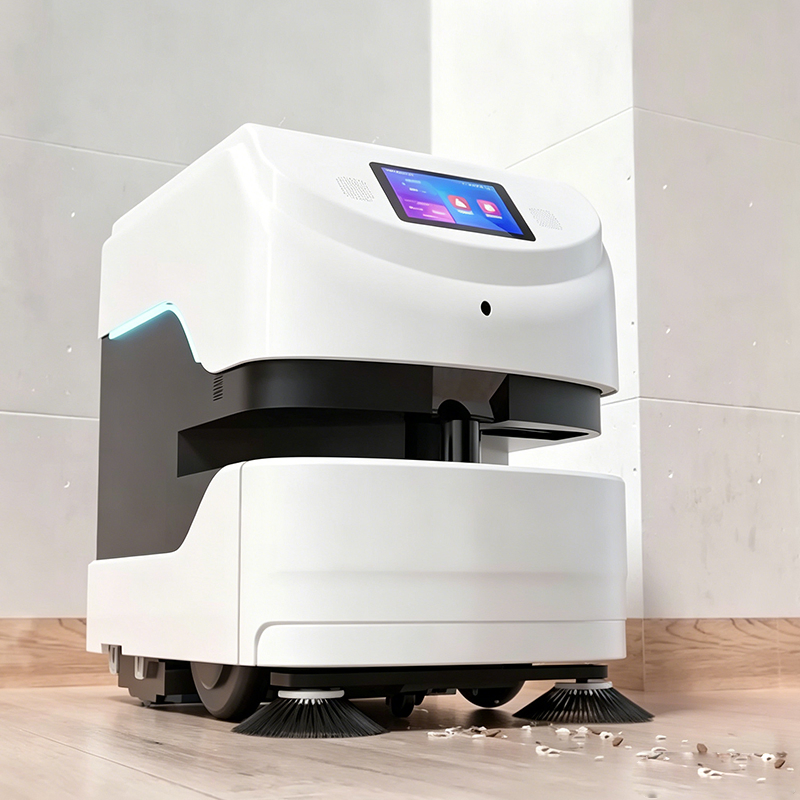 Autonomous Working Floor Cleaning Robot, Wet Dry Industrial Vacuum Sweeping Equipment
