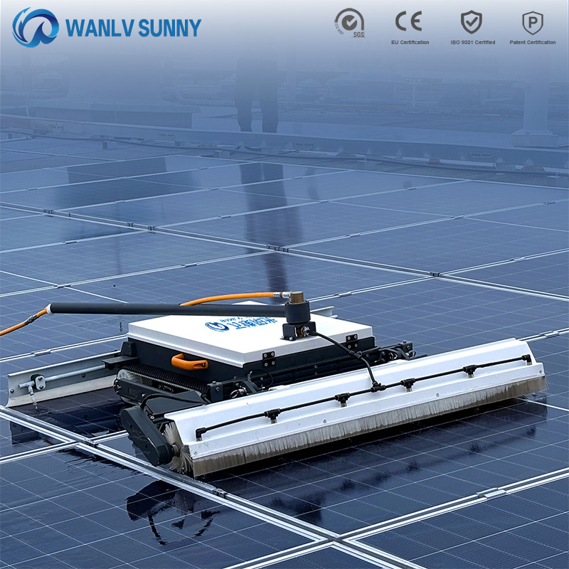 Commercial Solar Panel Cleaning Equipment Photovoltaic Cleaning Robot