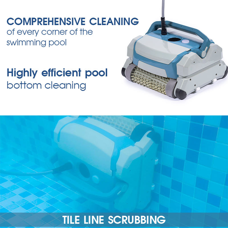 Wireless Underwater Crawler Cordless Robotic Vacuum Pool Robot for Cleaning Pool Wall