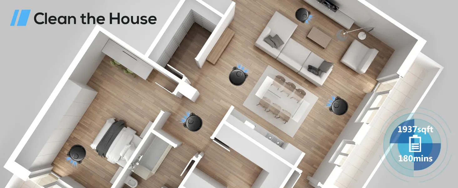 Robotic Vacuum Cleaner View 8