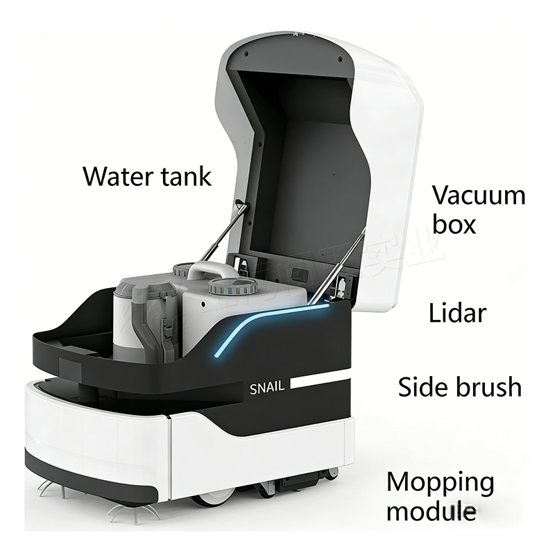 Sweep Mop Vacuum Disinfect Smart Robot