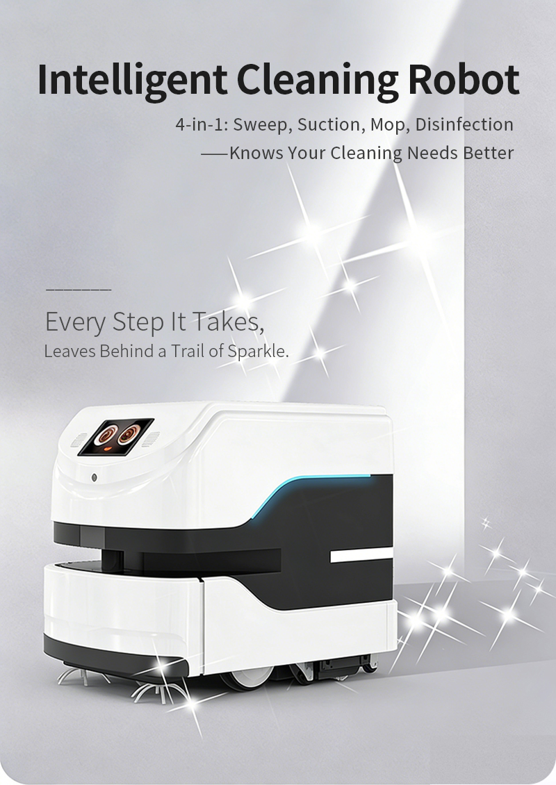 Intelligent Cleaning Robot for Commercial Use, Shopping Malls and Workshops