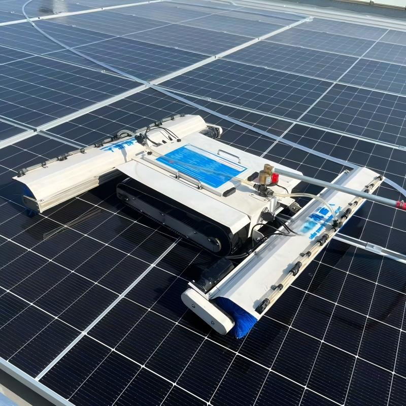 Automated Solar Panel Cleaning Robot for Effortless Maintenance