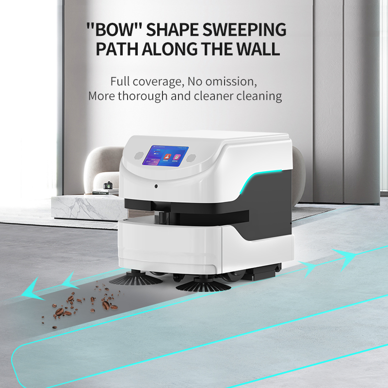 Autonomous Intelligent Equipment Sweeping Vacuum Mopping Automatic Floor Cleaning Robot