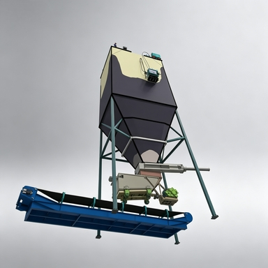 Silo Cleaning Robot for Industrial Warehouse