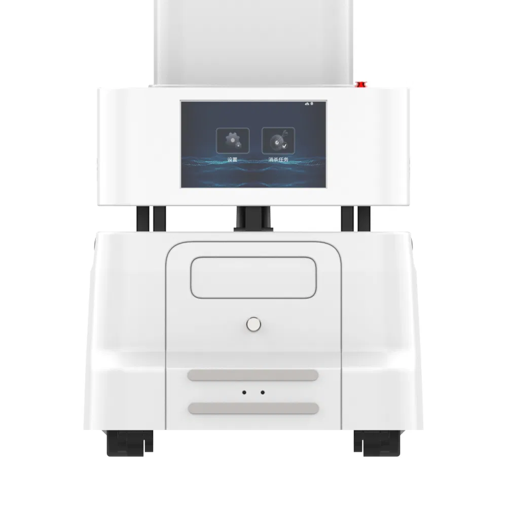 Smart Autonomous Air Disinfection Robot for Effective Sterilization
