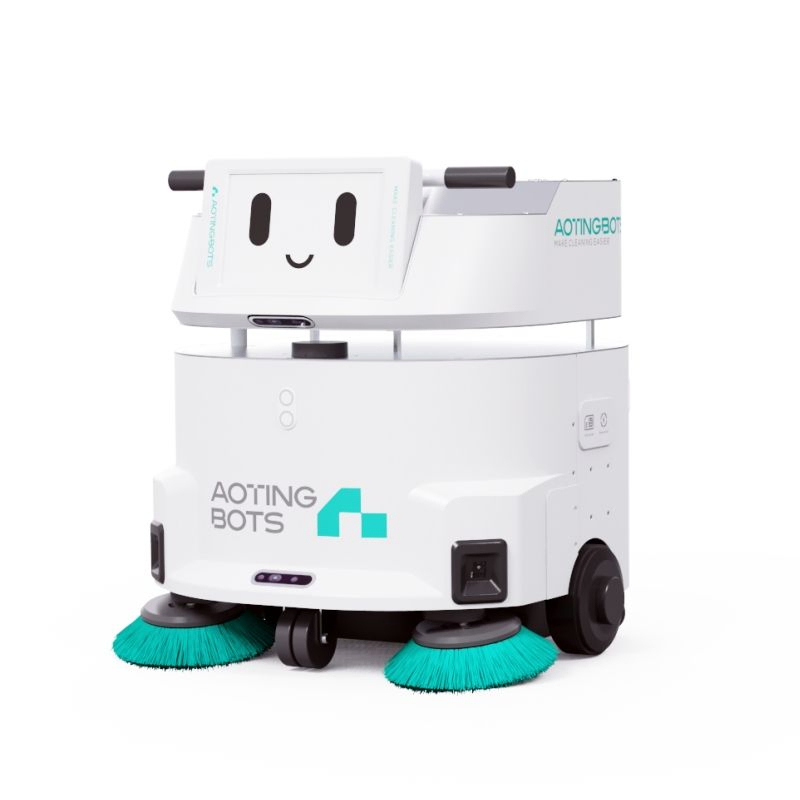 Automatic Industrial Sweeping Robot for Warehouse &amp; Workshop Cleaning
