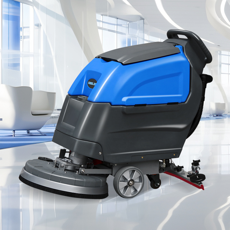 Commercial cleaning robot Battery powered floor scrubber Hand push floor scrubbing machine