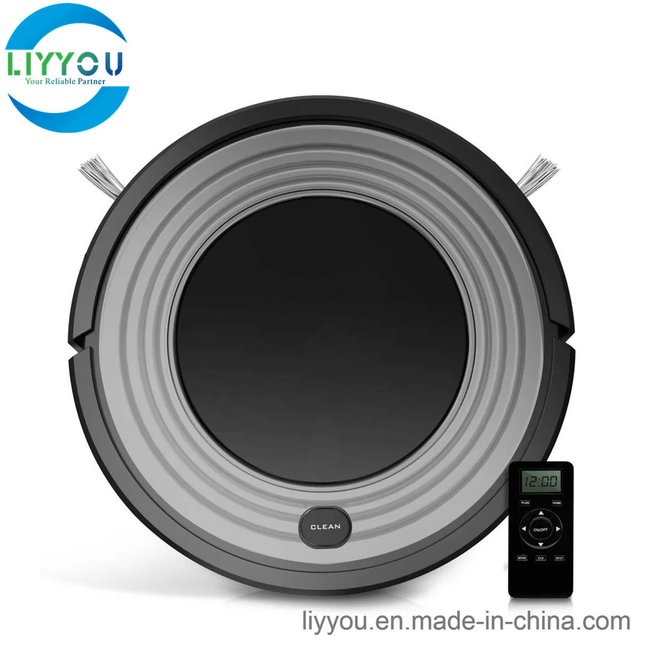 Pure Clean Smart Robot Vacuum Automatic Floor Cleaner with Mop Sweep Dust &amp; Vacuum Ability