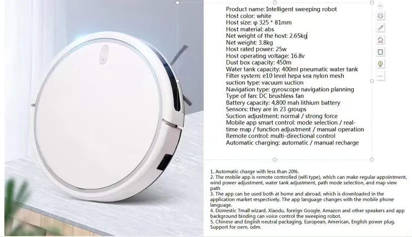 Smart Robot Vacuum Cleaner