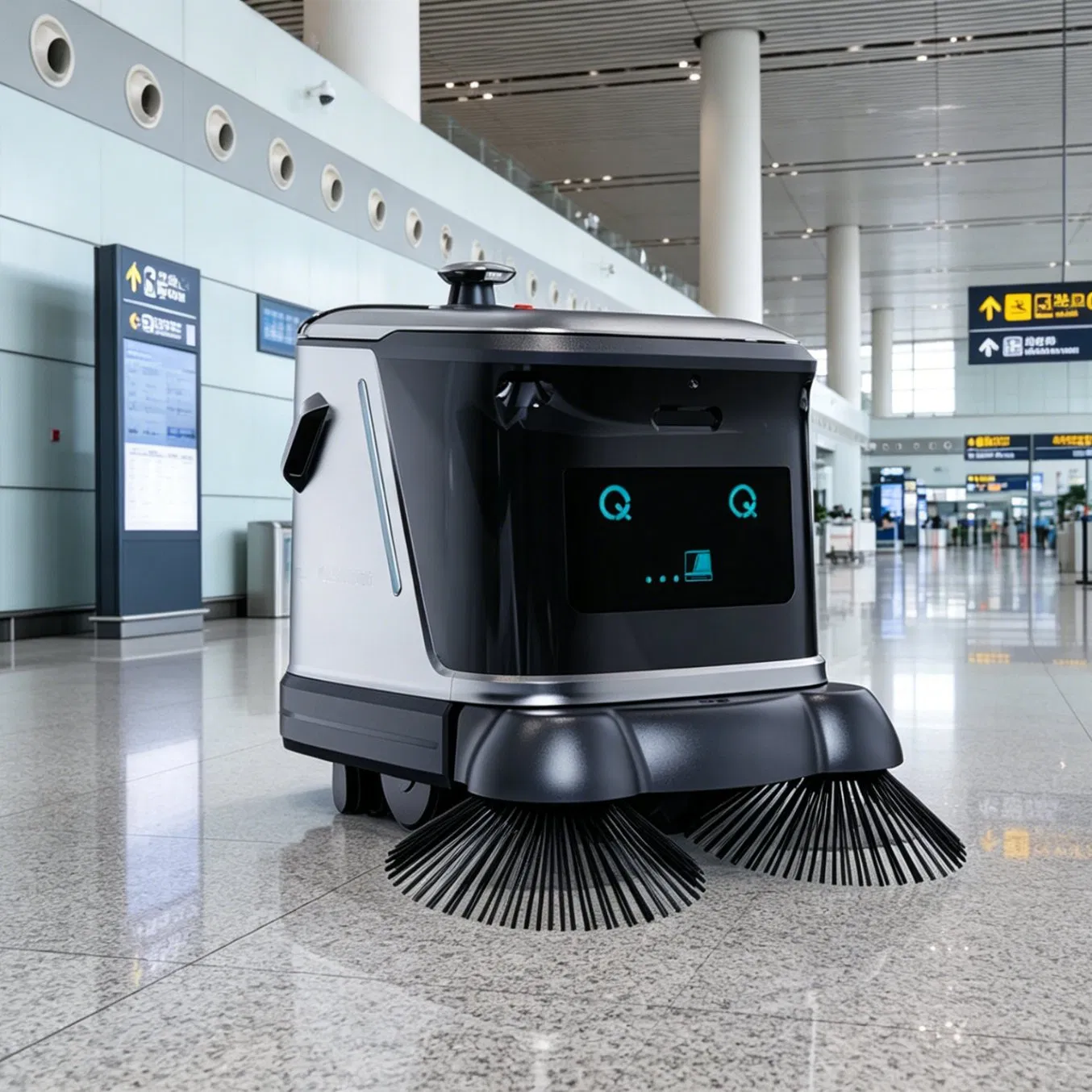 High-Quality Intelligent Commercial Industrial Cleaning Robot, Advanced Sweeping and Vacuuming Mopping and Sweeping All-in-One