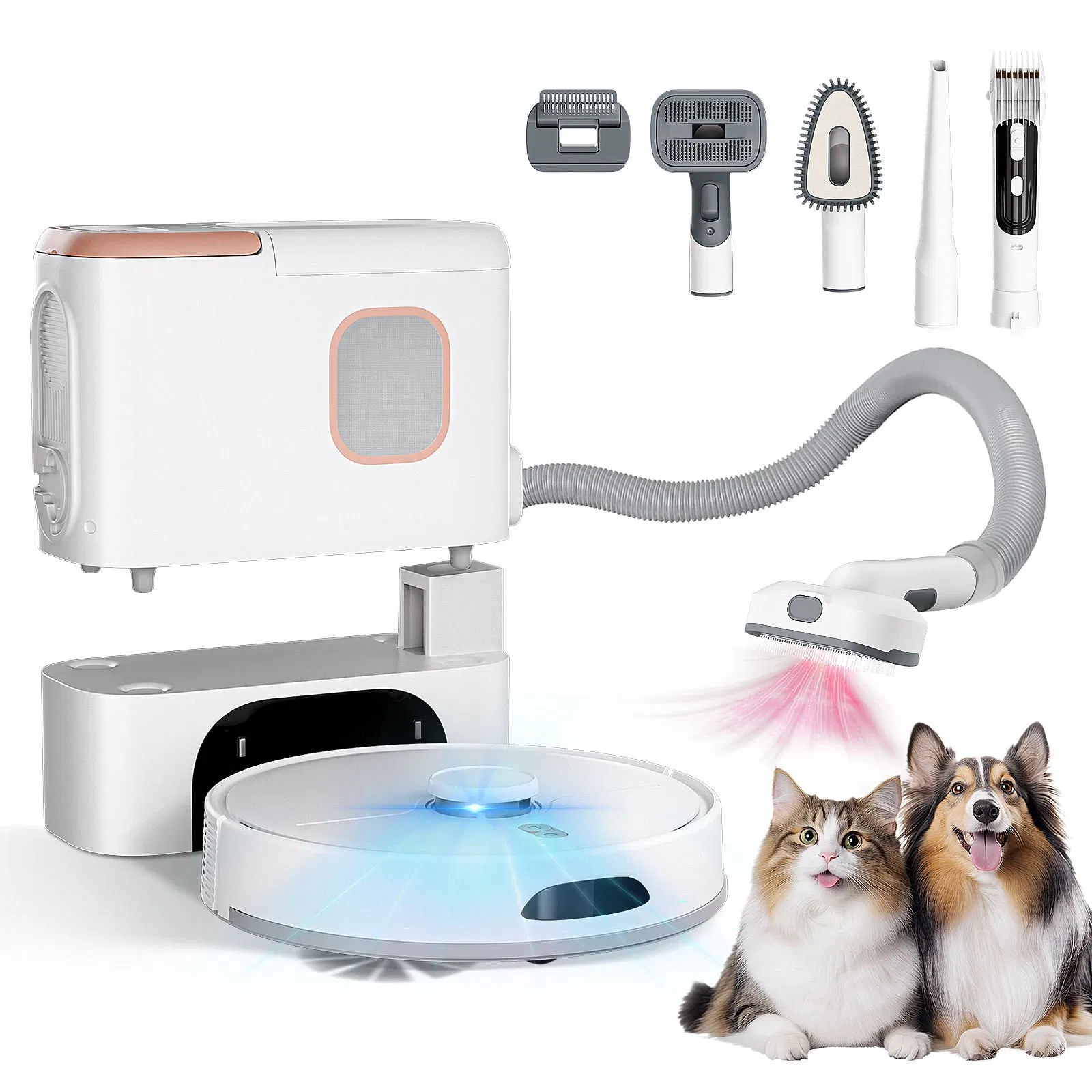 6000PA APP-Controlled Autonomous Emptying - M20m Plus Vacuum Cleaner Robot
