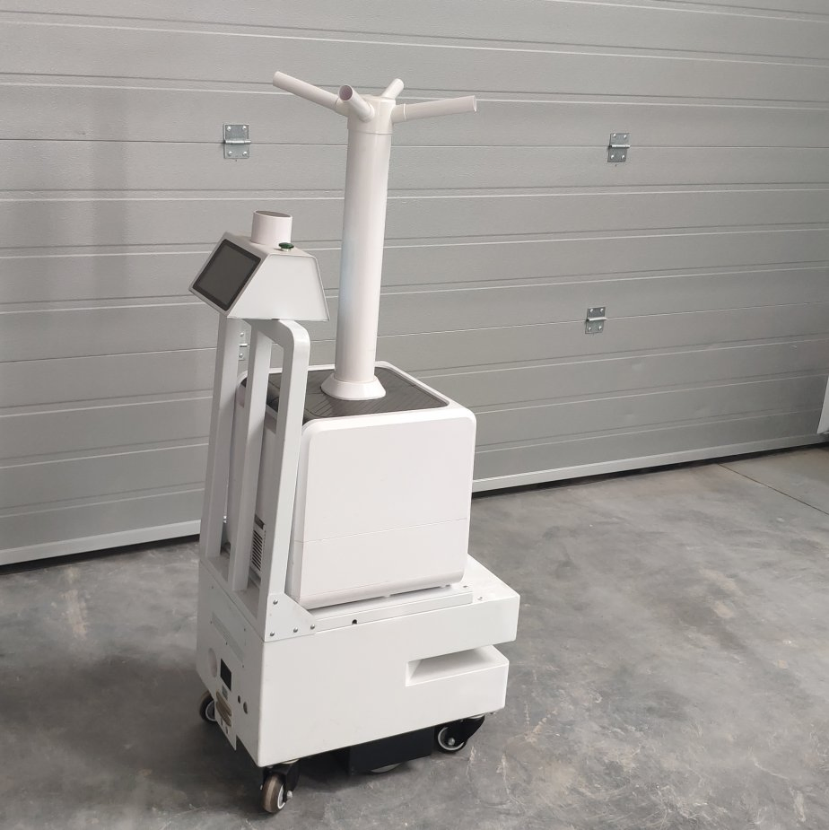 Mobile Intelligent Disinfection Robot: Dual Modes of Atomization &amp; Spray, Comprehensive Sterilization