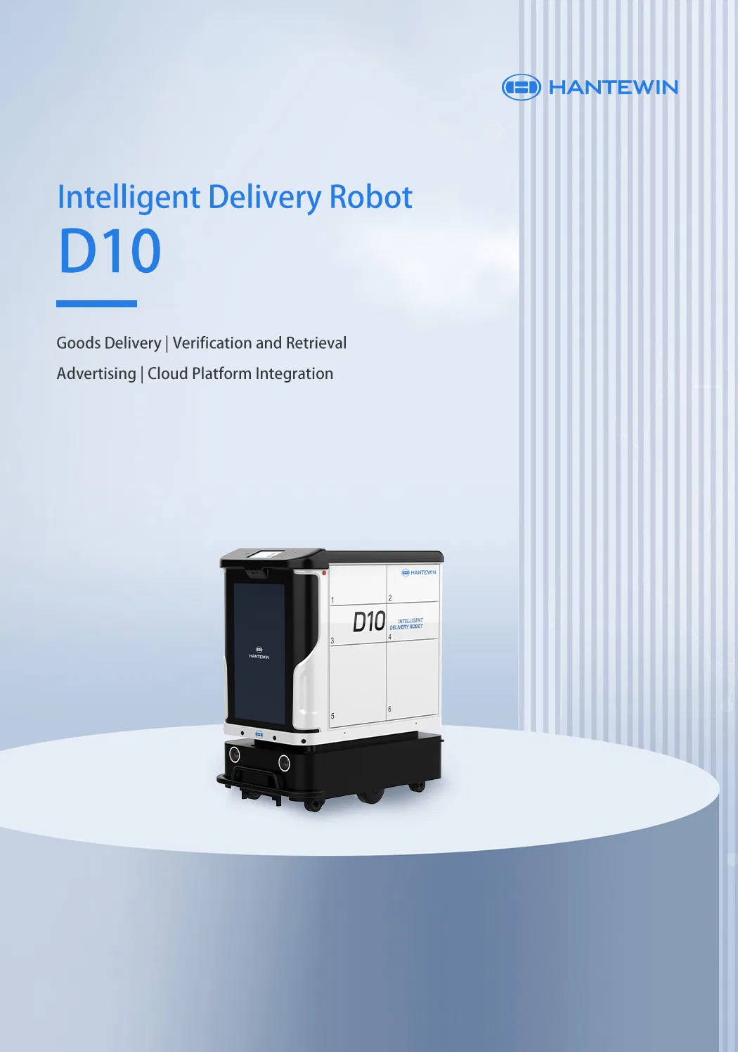 Delivery Commercial Intelligent Robot