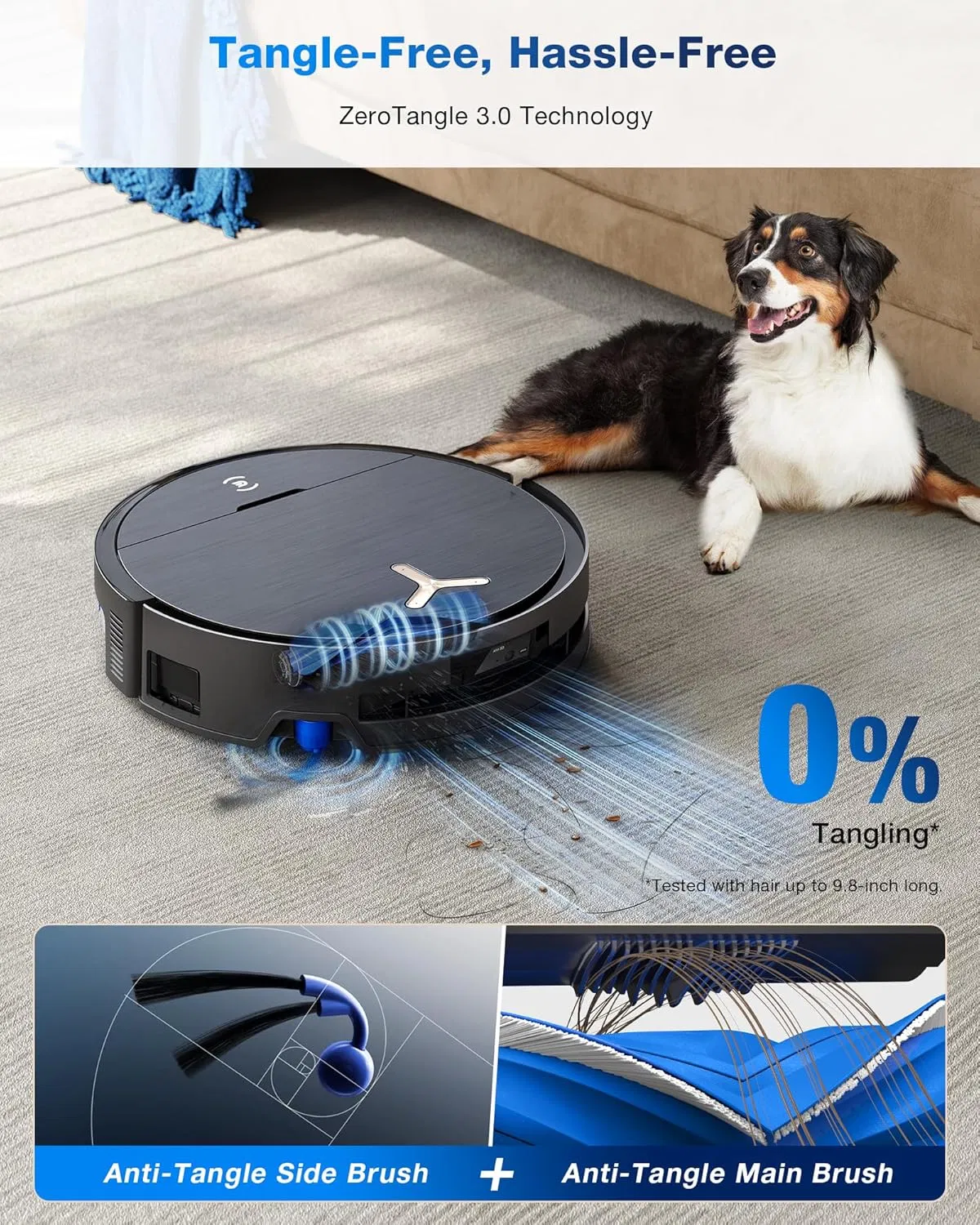 Omni Robot Vacuum and Mop 16, 600PA Blast Suction Ozmo Roller Instant Self-Washing Mopping