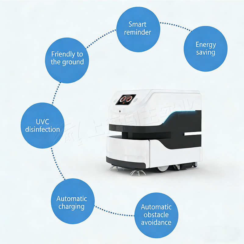 Sweep Mop Vacuum Disinfect Smart Robot