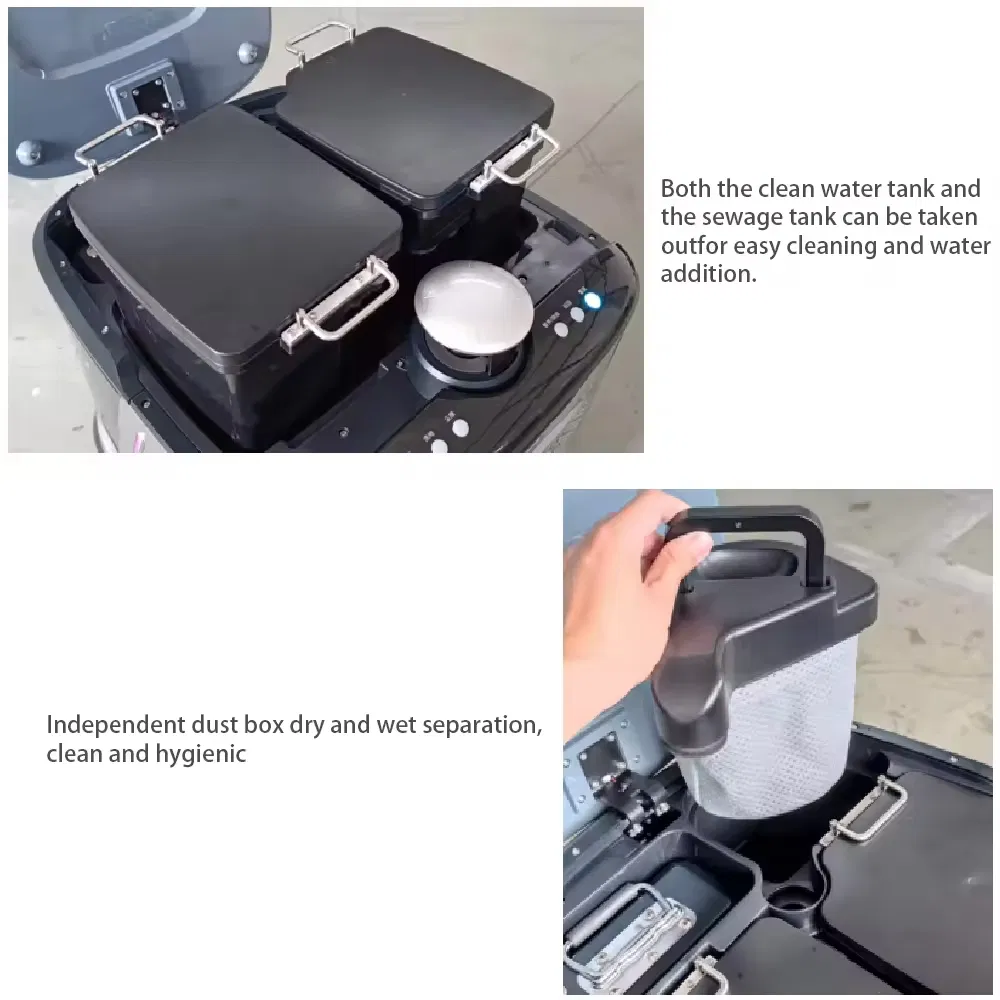 Auto Cleaning Robot All-in-One Commercial Dusting Bot Smart Sweeper for Office School Hotel