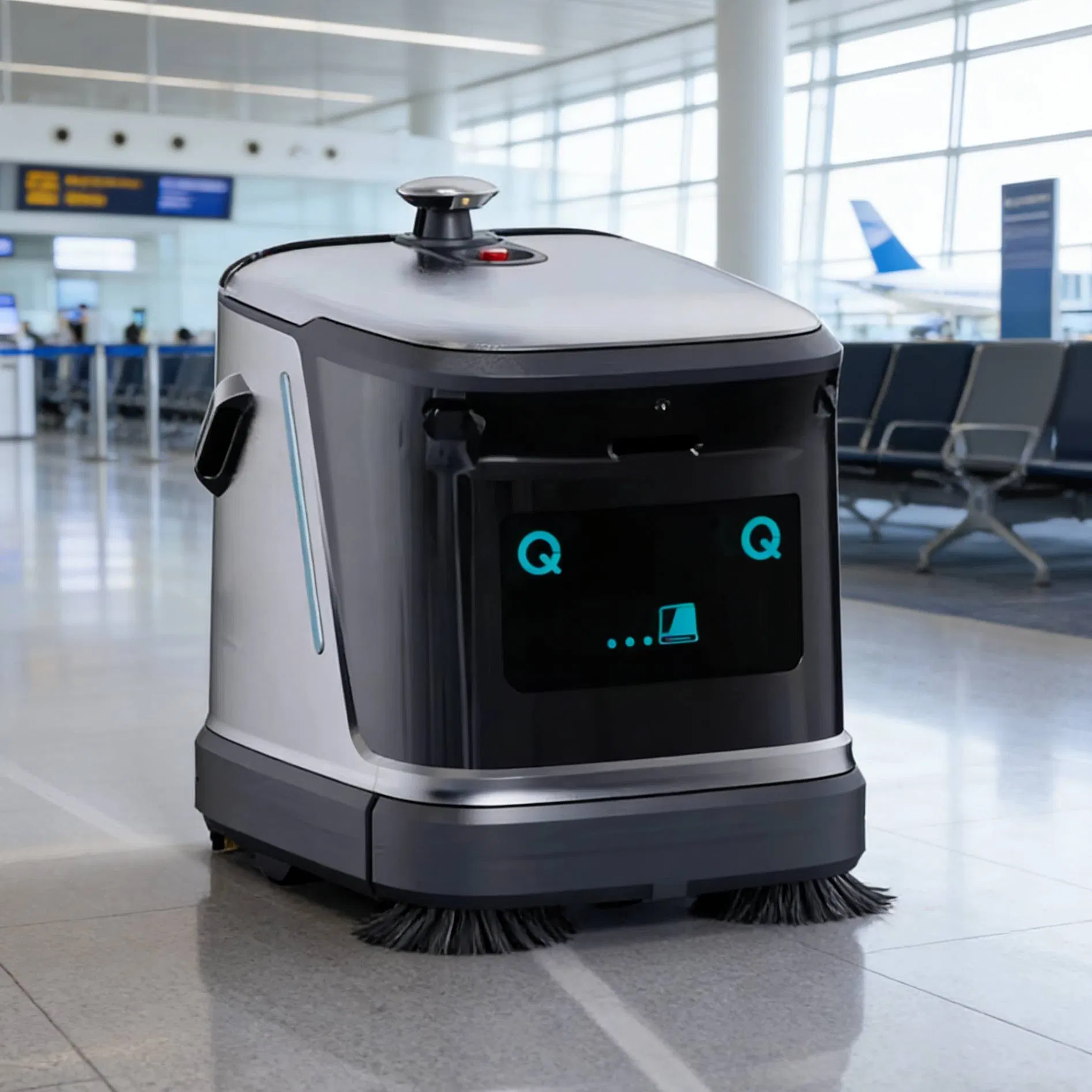 Smart Floor Cleaning Robot APP Control Self Charging Cleaner Commercial Vacuum Self Charging Robotic Cleaner