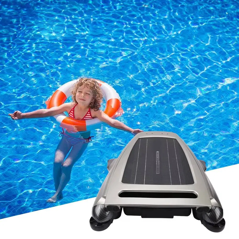 Glgw Solar Rechargeable Lithium Battery Swimming Pool Cleaning Robot Automatic Collection Water Surface Waste