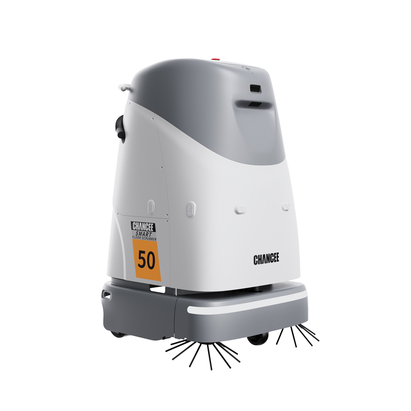 Chancee SC50 Electric New Walk-Behind Automatic Robot Floor Scrubber Sweeper Self-Propelled Cleaning Machine