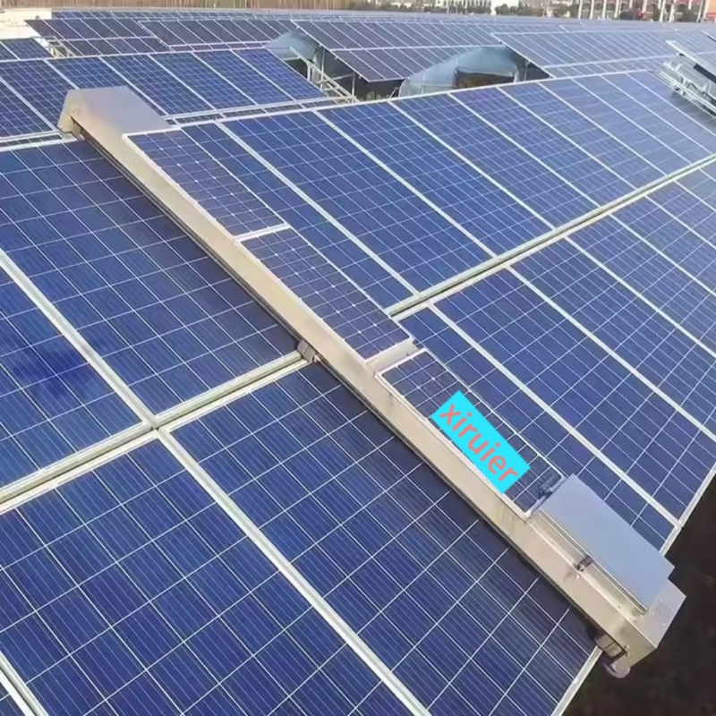 Remote Control Solar Cleaning Robot Industrial Wet /Dry Use Photovoltaic Cleaning Equipment