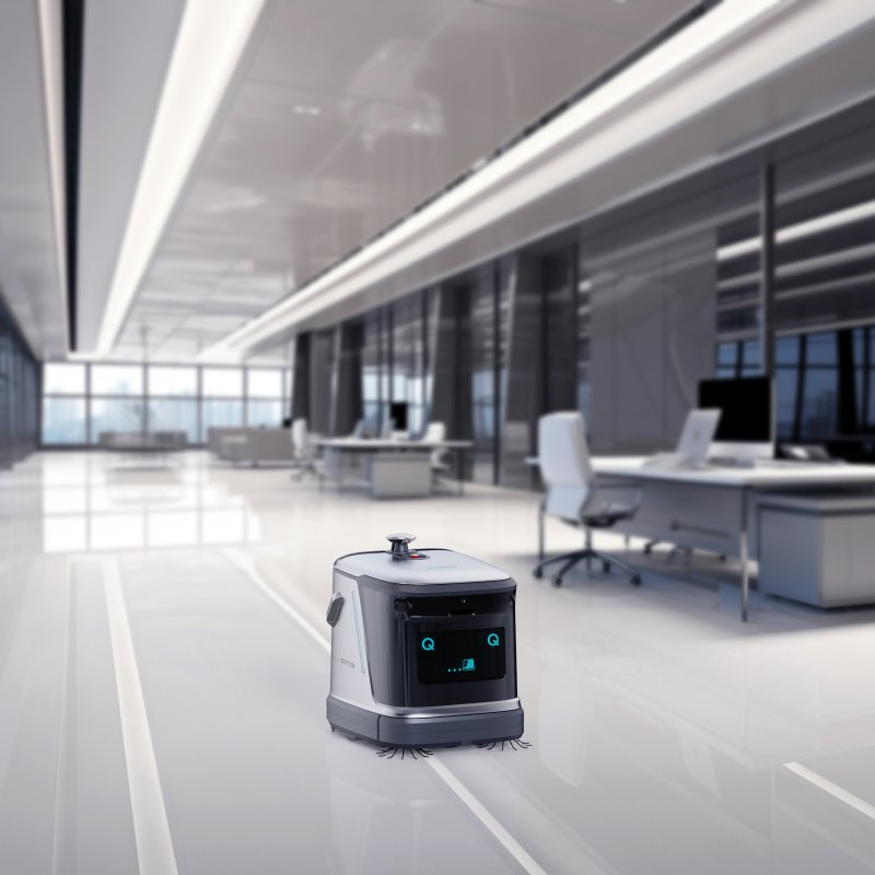 Ounitech Q3-G Robot Vacuum Cleaner for Hotels and Warehouses