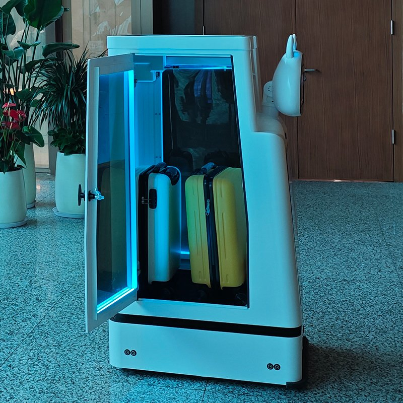 Resort Poolside Snack Delivery UV-C Disinfection Unit Tudi Robot