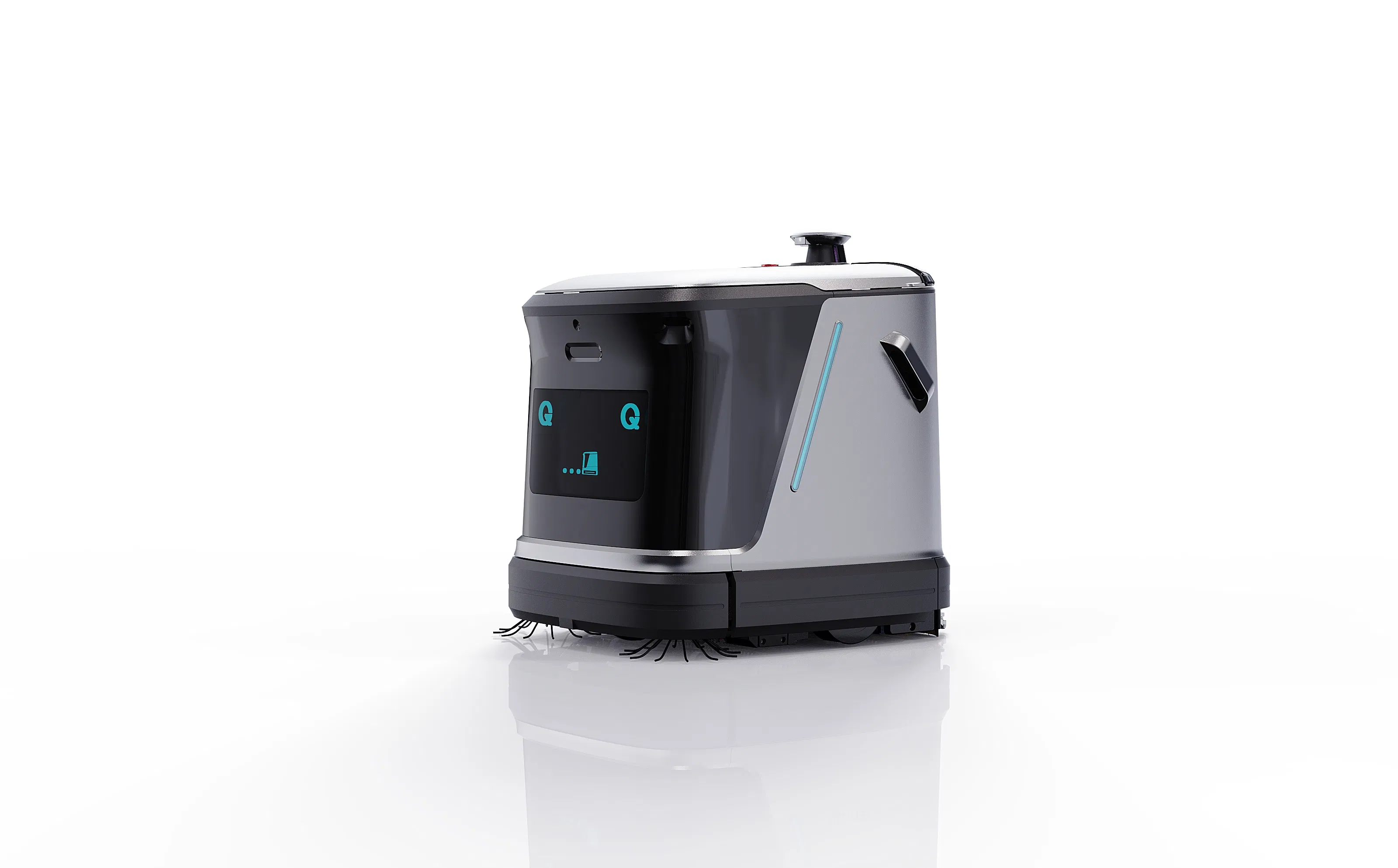 Ai Commercial Cleaning Robot with Intelligent Inspection and Autonomous Elevator Navigation
