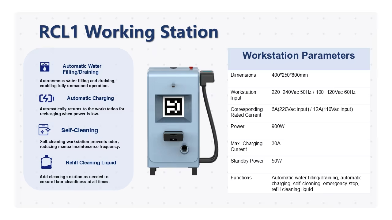 Autonomous Commercial Industrial Floor Cleaning Robot for Warehouse and Office