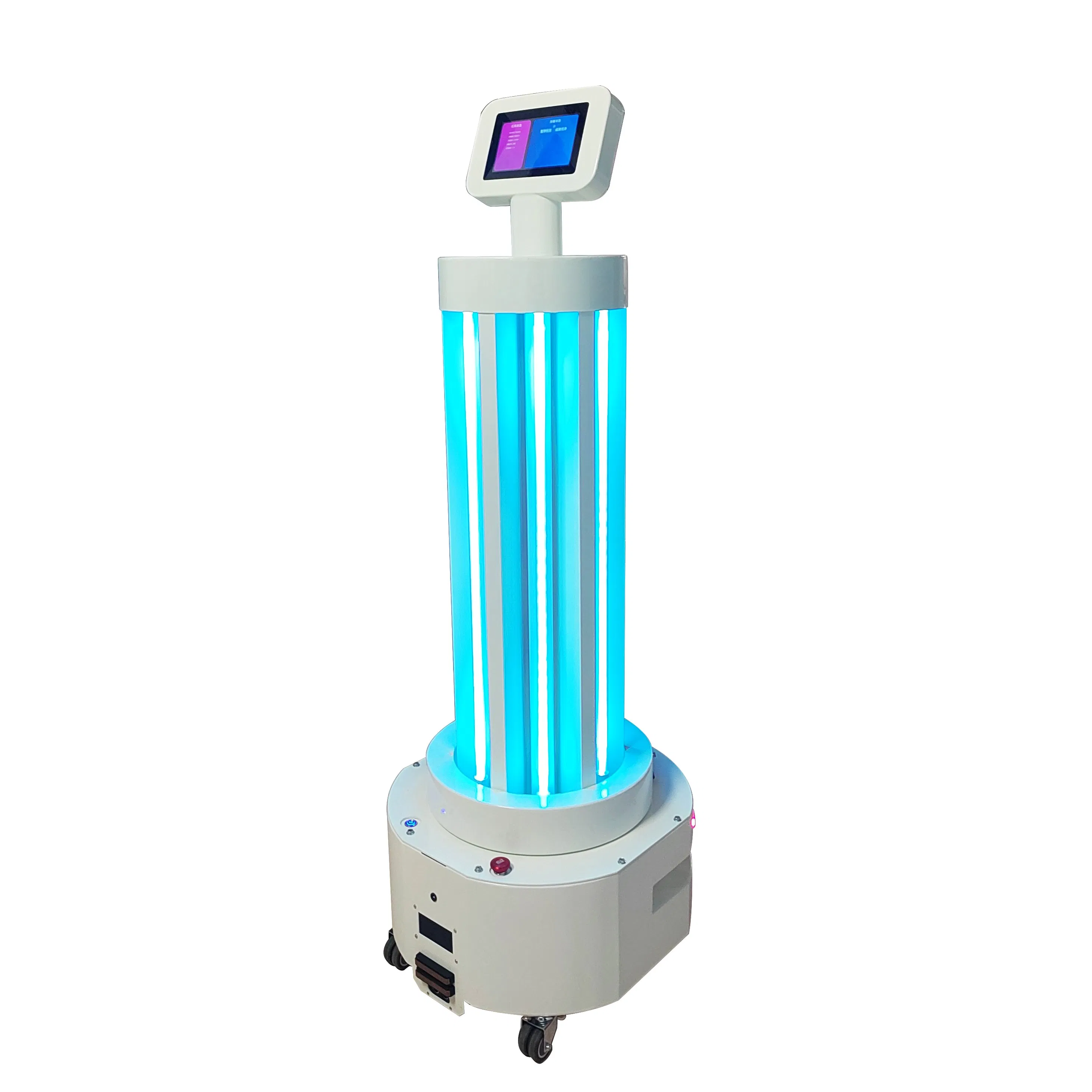 UV Air Disinfection Robot: Adaptable to Hospital Lobbies, Fully Intelligent Operation, Synchronous Surface Sterilization
