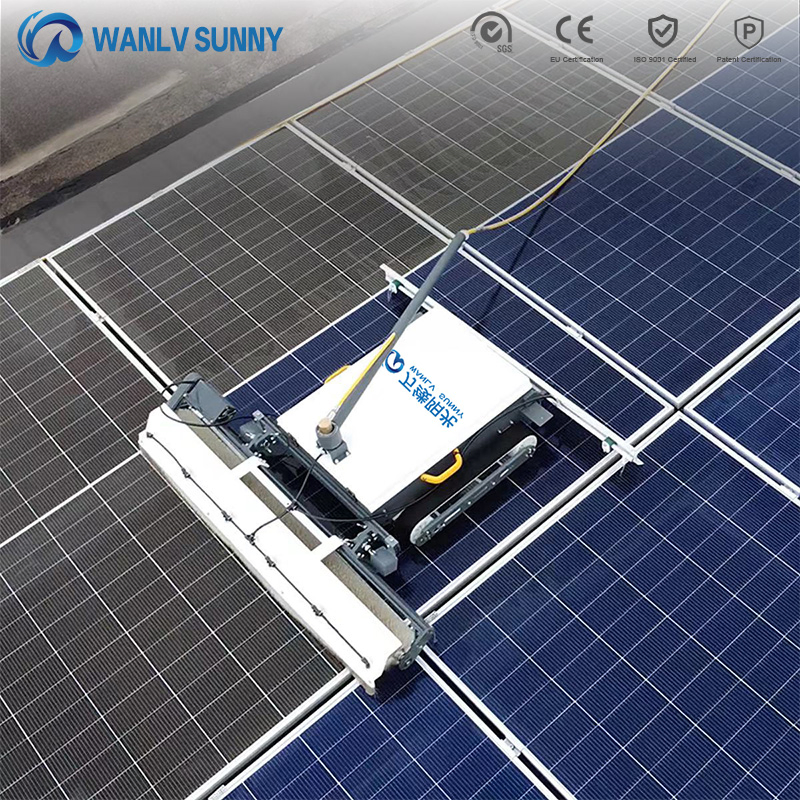 Commercial Solar Panel Cleaning Equipment Photovoltaic Cleaning Robot