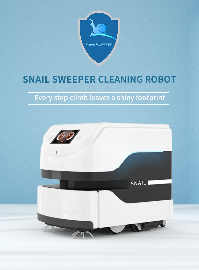 Autonomous Intelligent Equipment Sweeping Vacuum Mopping Automatic Floor Cleaning Robot