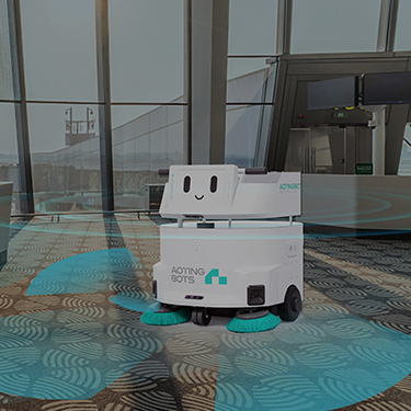 Hot Selling Industrial-Grade Warehouse Indoor Commercial Waterless Cleaning Robot