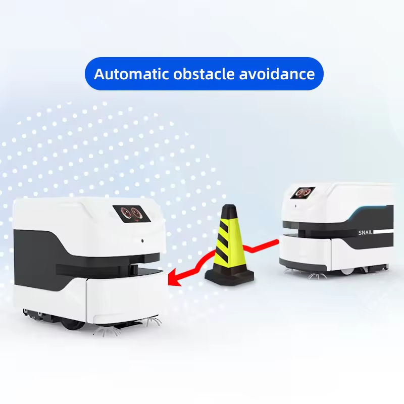 WiFi Connection Intelligent Commercial Floor Cleaning Robot Water Circulation Filtration UVC Ultraviolet Ground Disinfection