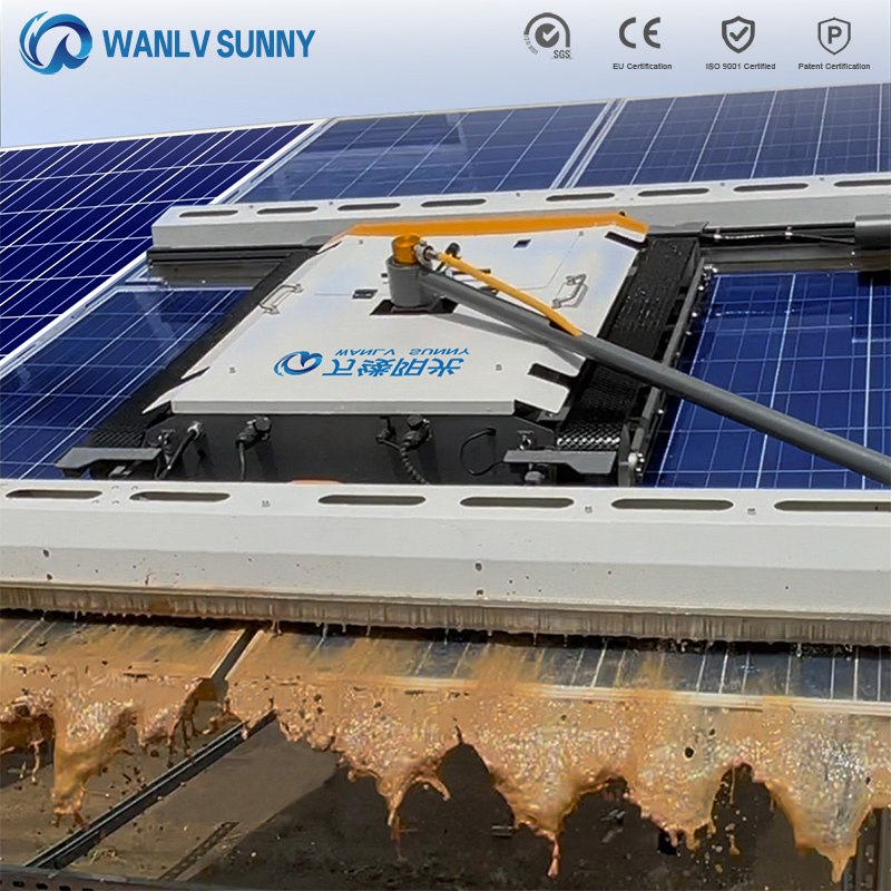 Auto-Path-Planning Optional Solar Panel Cleaning Robot Cleaner PV Cleaning Machine High-Pressure Solar-Panel-Cleaning-Equipment