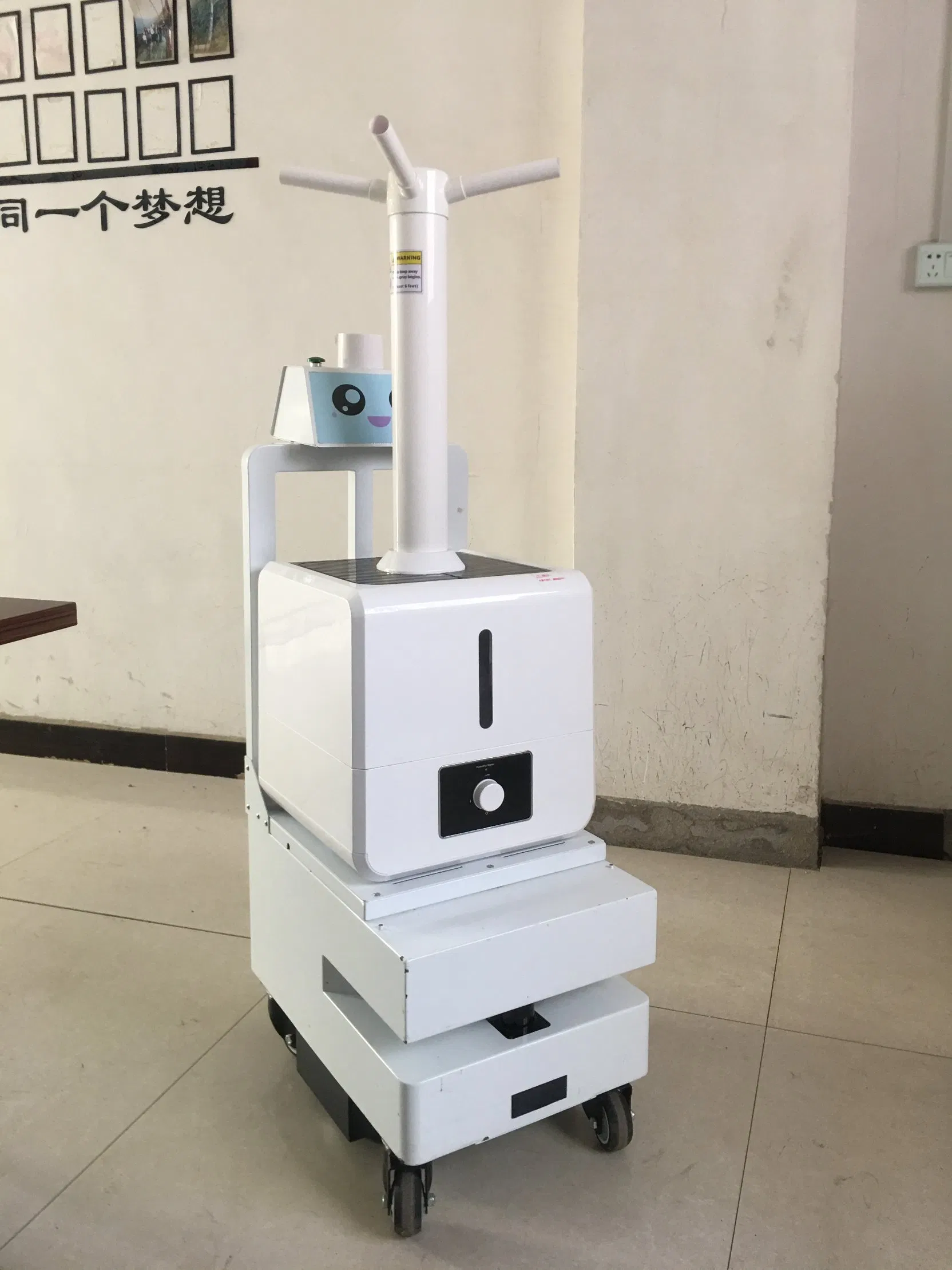 UV Robot Vs Manual Disinfection Efficiency Multi-Functional Robots for School Hospital Airport Station