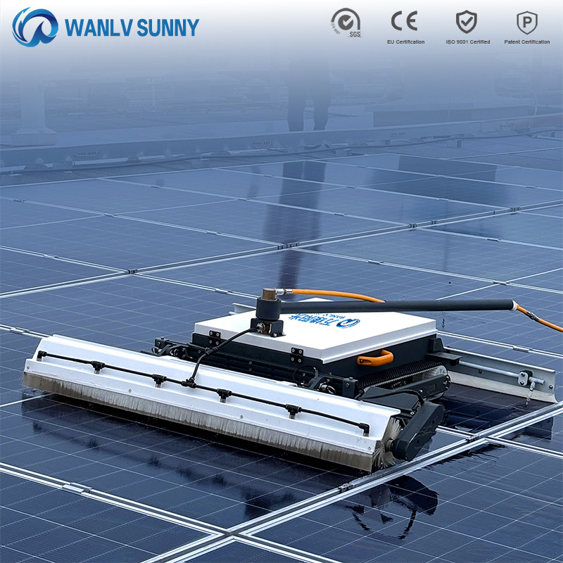 Photovoltaic Panel Cleaning Equipment: Solar Cleaning Robot with 150 Meters Remote Self-Cleaning