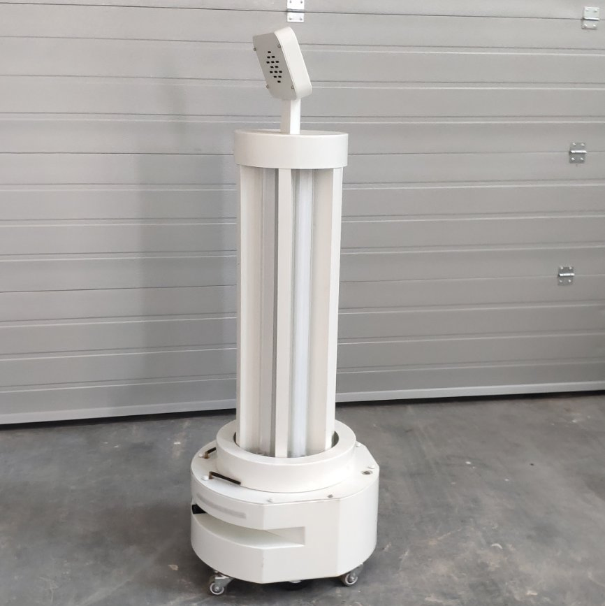 Specialized Disinfection Robot for Hospital Lobbies: UV Sterilization, Fully Intelligent Control, Surface &amp; Air Disinfection