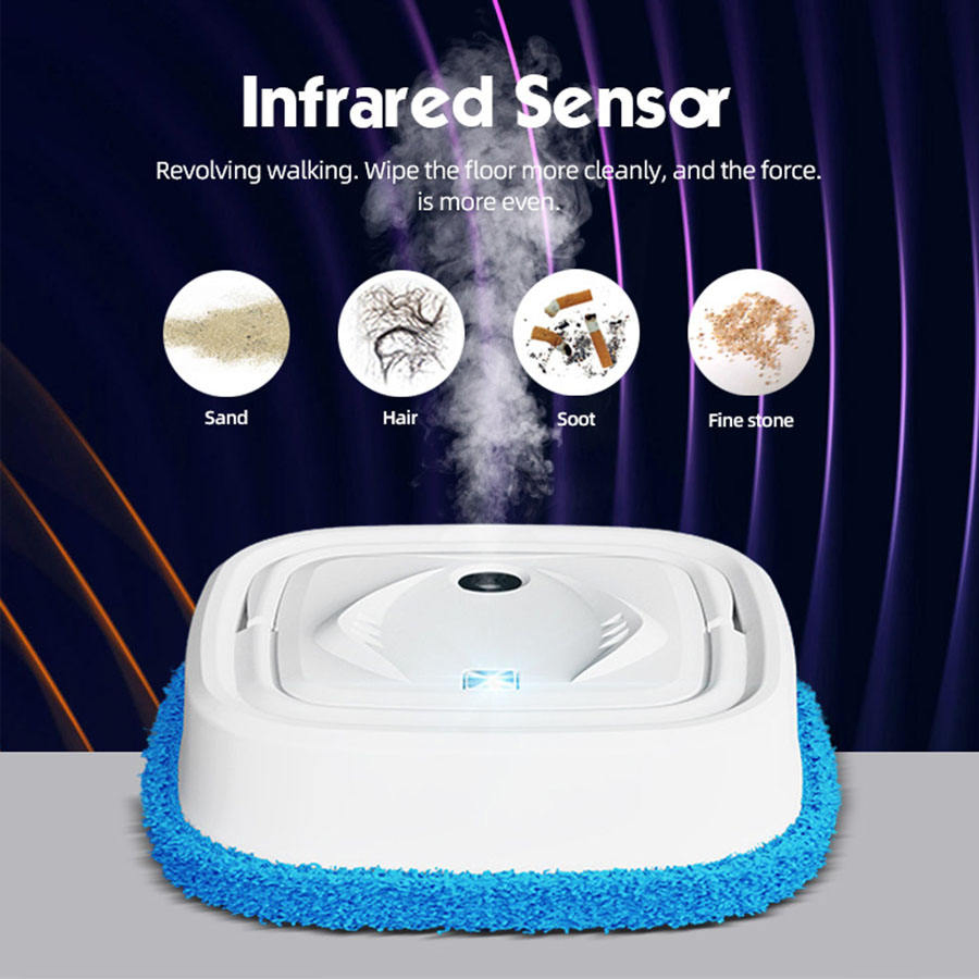 Intelligent Household Mopping Robot Automatic Floor Mopping Robot Wet &amp; Dry Sweeping Robot Home Smart Cleaning with Humidifier