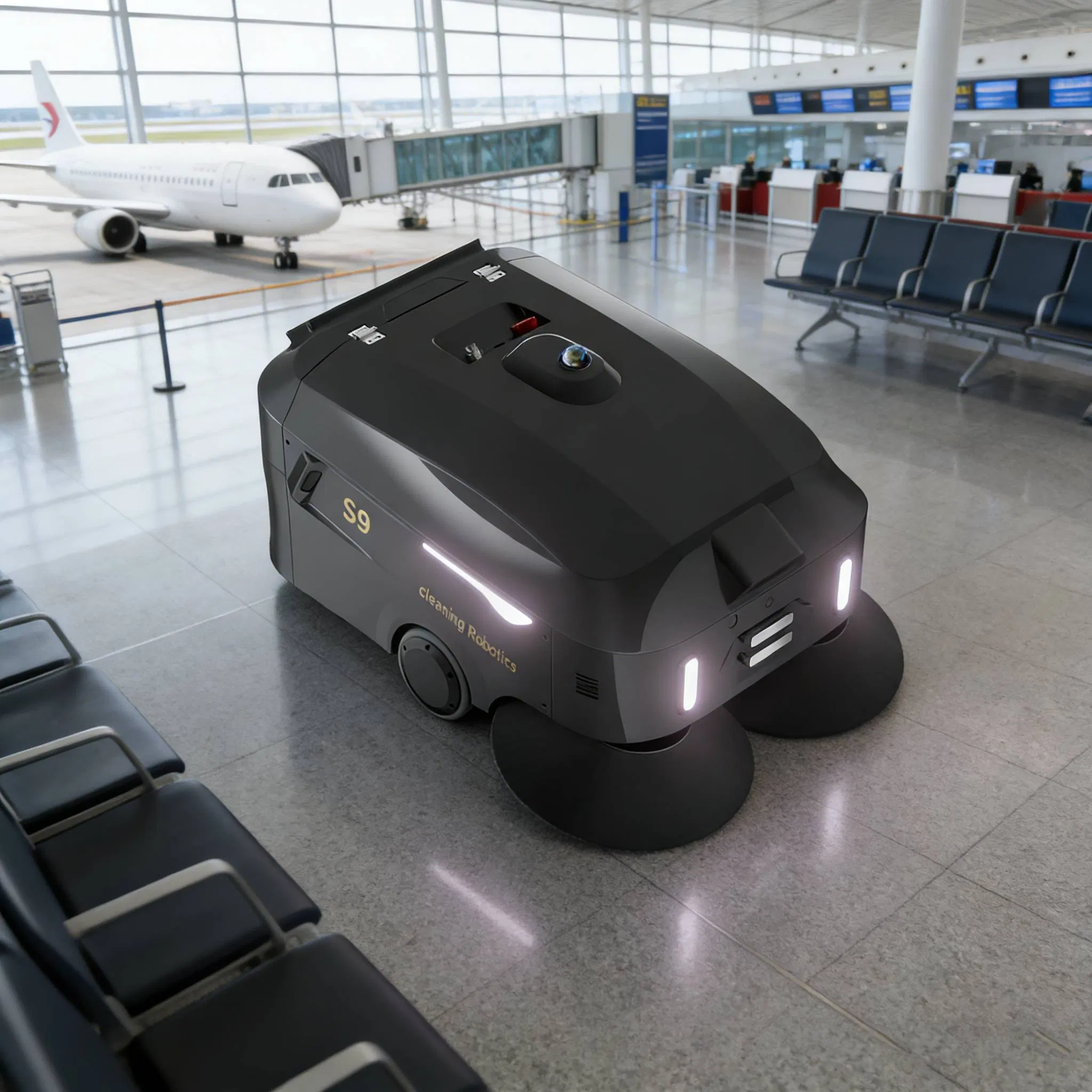 Autonomous Industrial Cleaning Robot with Intelligent Garbage Recognition