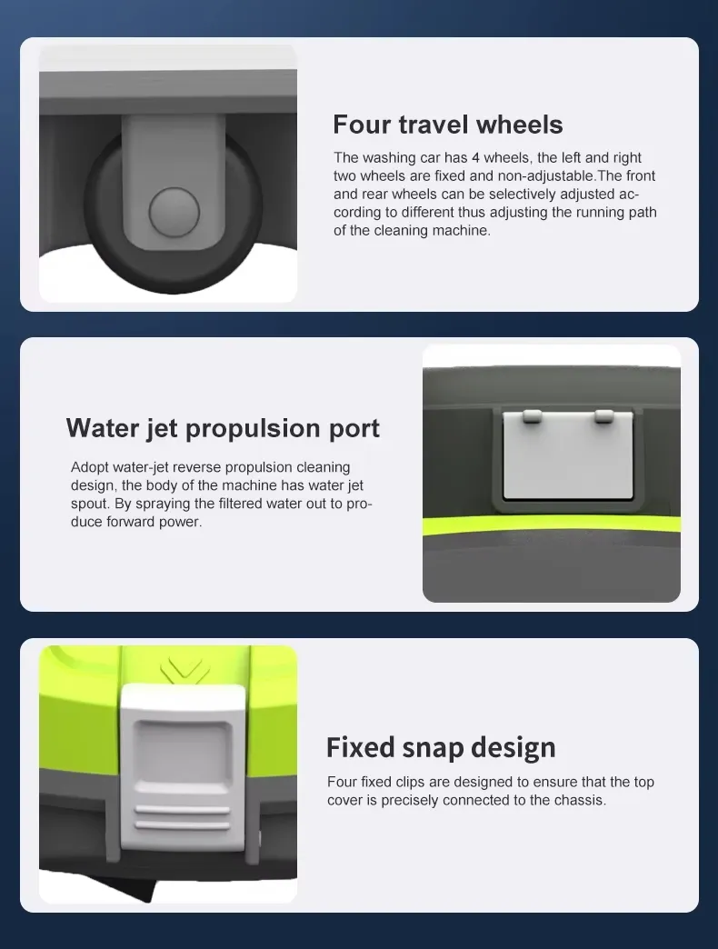 Pool Cleaning Robot Specification