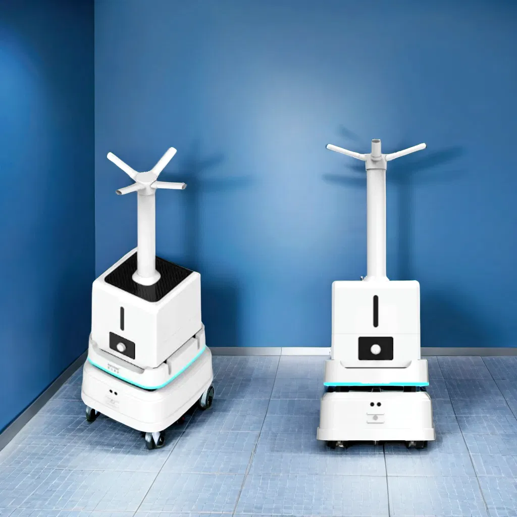 Intelligent Sanitizing Robot for Automatic Air and Surface Disinfection in Hospital Clinics