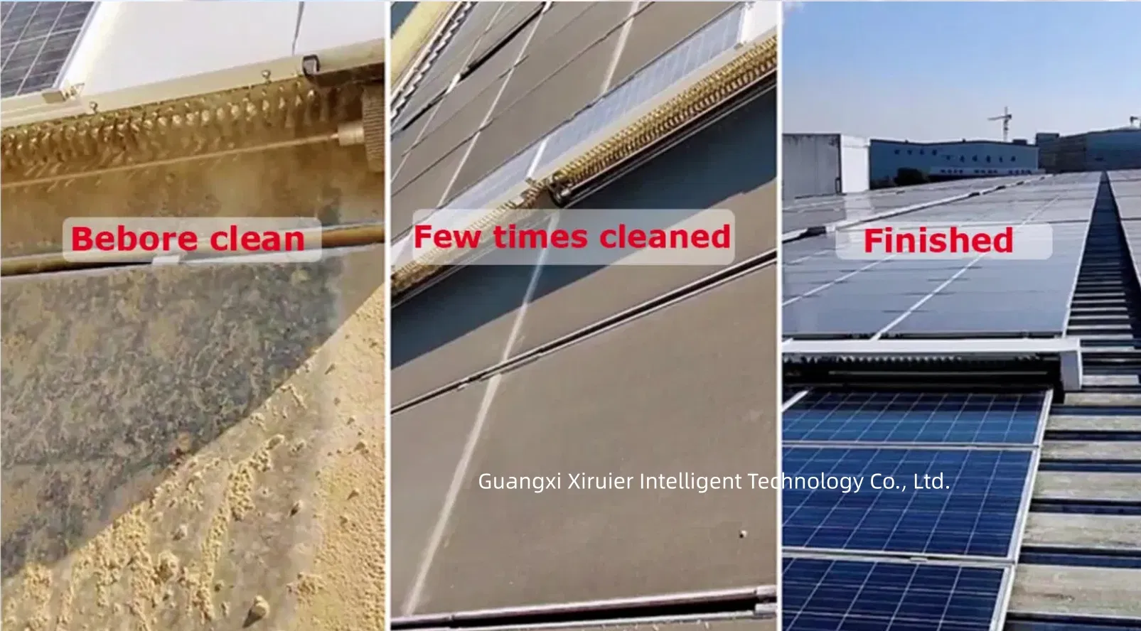 Best Selling Solar Panel Robot Cleaning for Solar Panel Dry Wet Cleaning