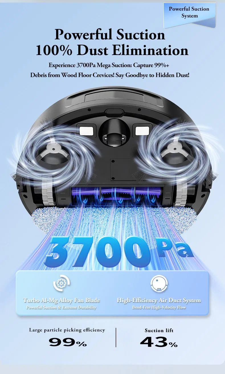 Robot Vacuum Super Thin, Powerful Suction, Quiet, Self-Charging Robotic Vacuum Cleaner, Cleans Hard Floors to Medium-Pile Carpets
