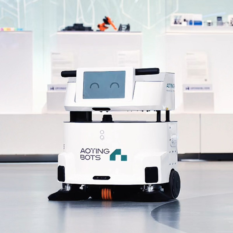 Driverless Intelligent Sweeping Robot Waterless Commercial &amp; Industrial Floor Cleaning Robot