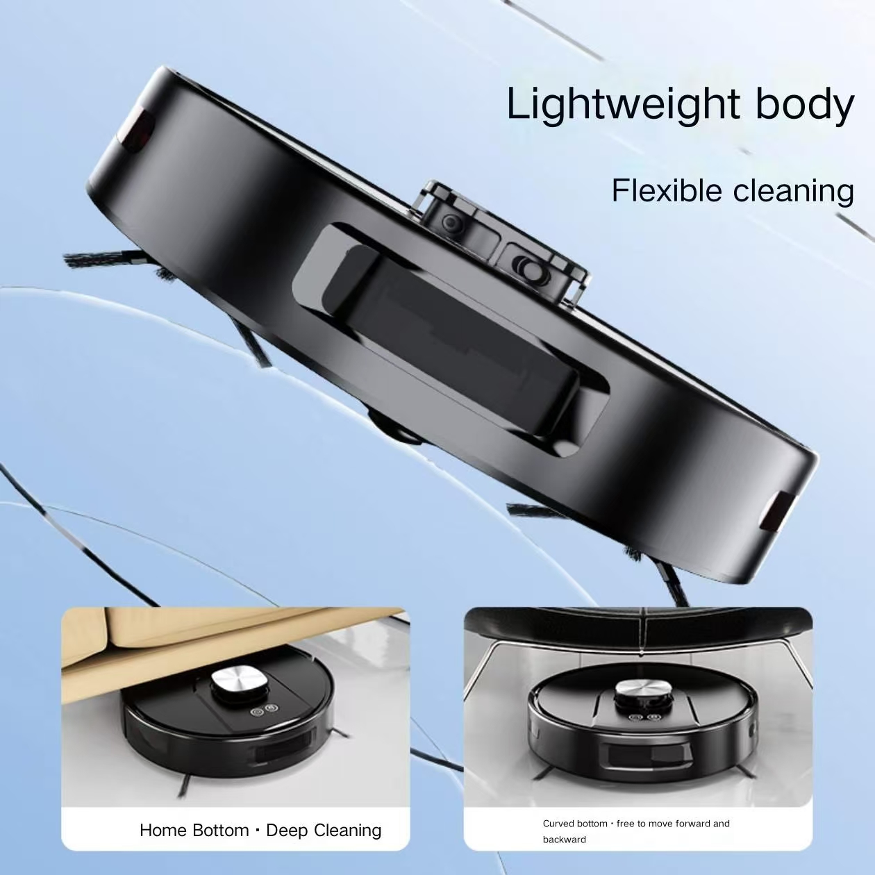 Auto Floor Cleaning Robot LDS SLAM Navigation 1500-1999Pa Suction App Control for Home