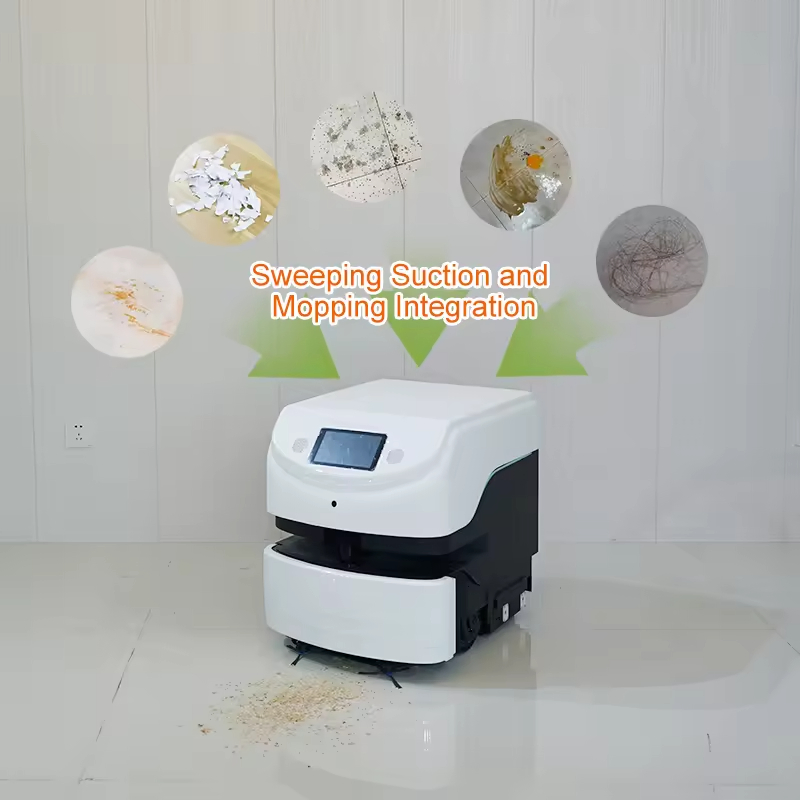 Smart Commercial Robot Cleaner Sweeper Indoor Floor Cleaning with Sterilizing/Disinfecting
