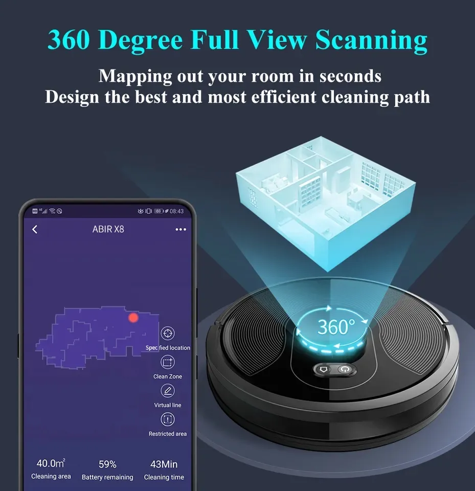 WiFi Robot Vacuum Cleaner Detail 2