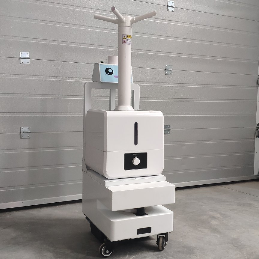 Mobile Intelligent Disinfection Robot: Atomizing Automatic Spraying, High-Efficiency Sterilization &amp; Disinfection, Adaptable to Malls/Hospitals/Homes
